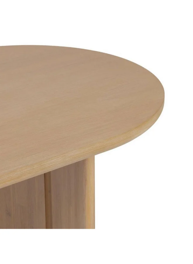 Atmosphera Lousada Premium Quality Wooden Dining Table Beige 76 x 90 x 180 cm 197824